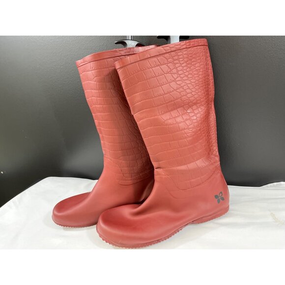 Butterfly Twist Women's Burgundy Shoes/Rain Boots Size 41/9.5 SKU 5930 - Picture 5 of 8